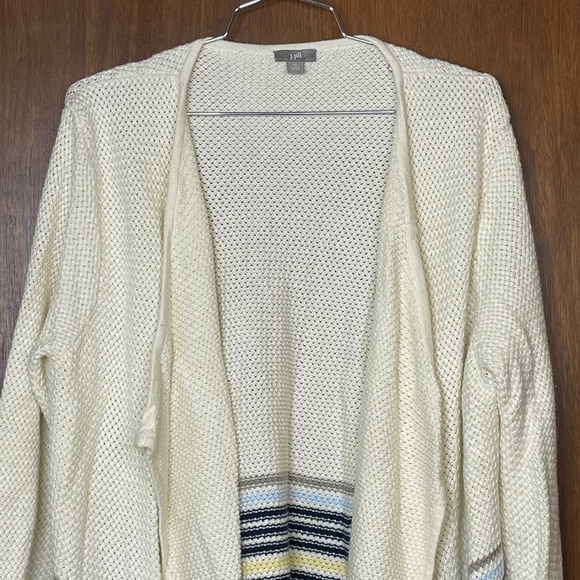 J. Jill Cotton Blend Knit Woman’s Sweater Cardigan Size XL - Picture 2 of 6